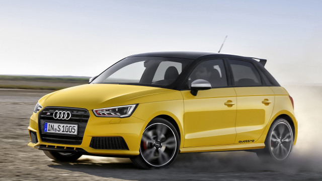 Yellow car dirt road grass free wallpaper for desktop - medium preview image