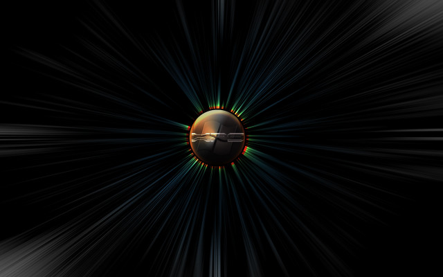 Space station black background bright free wallpaper for desktop - medium preview image