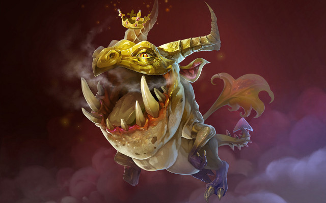 Dragon crown flying cloud smoke free wallpaper for desktop - medium preview image