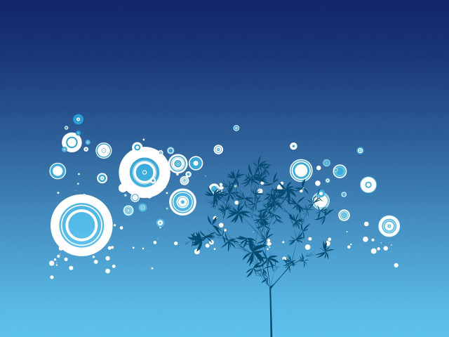 Tree bubbles blue sky plant free wallpaper for desktop - medium preview image