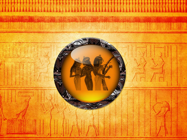 Ancient egypt afrofuturism hieroglyphs fifth free wallpaper for desktop - medium preview image