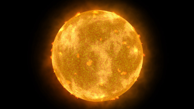 Sun moon planet mandelbrot space free wallpaper for desktop - medium preview image