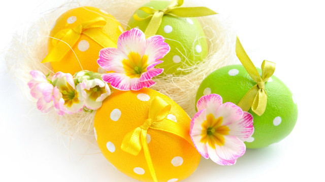 Decorated eggs flower moon lily free wallpaper for desktop - medium preview image