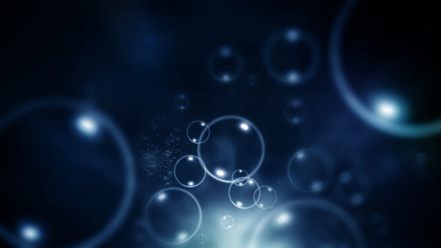 Blue bubbles moonlight holography microscopic free wallpaper for desktop - medium preview image