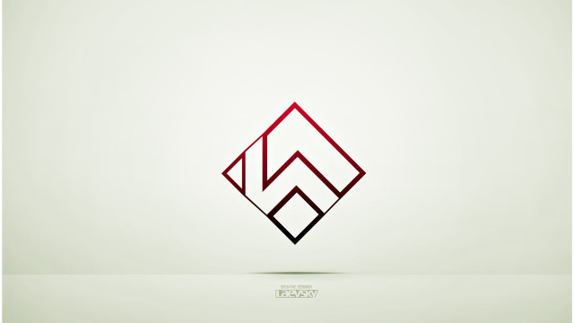 Red black abstract geometric girls free wallpaper for desktop - medium preview image