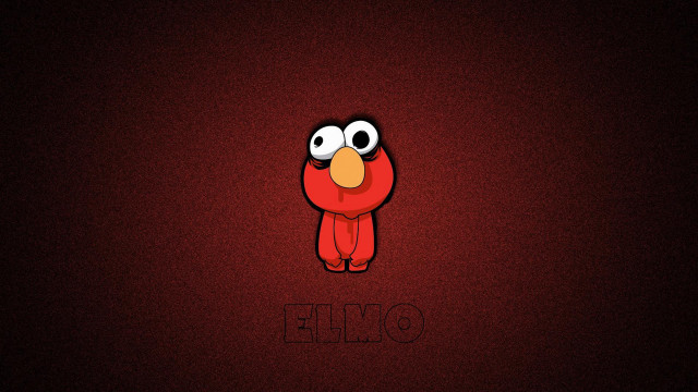Red bird big eyes frown free wallpaper for desktop - medium preview image