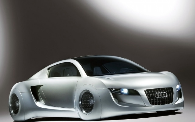 White car black top light free wallpaper for desktop - medium preview image