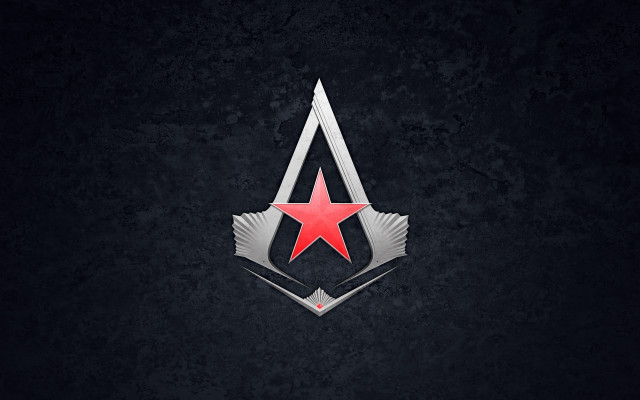 Star logo black red silver free wallpaper for desktop - medium preview image