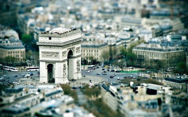 City tower clock paris cars free wallpaper for desktop - medium preview image