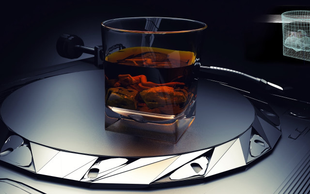 Glass tea ice cellphone tray free wallpaper for desktop - medium preview image