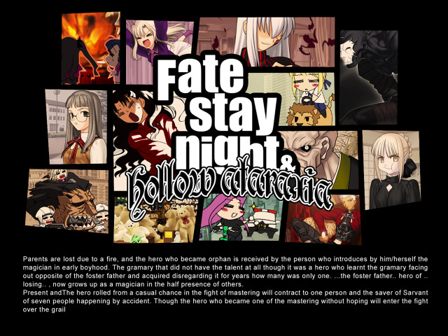 Anime characters fate stay night free wallpaper for desktop - medium preview image