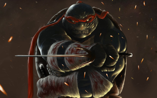 Masked warrior bloodied armor demon free wallpaper for desktop - medium preview image