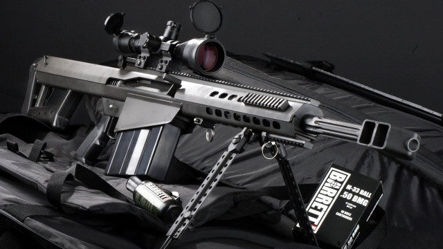 Gun scope light tripod black free wallpaper for desktop - medium preview image