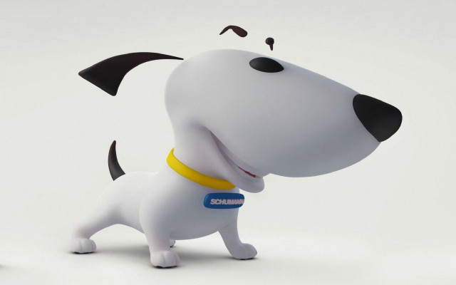 Cartoon dog collar tag furry free wallpaper for desktop - medium preview image