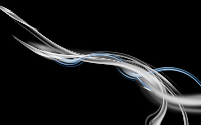 White blue smoke swirl abstract free wallpaper for desktop - medium preview image