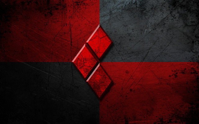 Abstract red black diamond poster free wallpaper for desktop - medium preview image