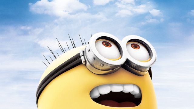 Cartoon spikednose blueSky clouds rayonism free wallpaper for desktop - medium preview image