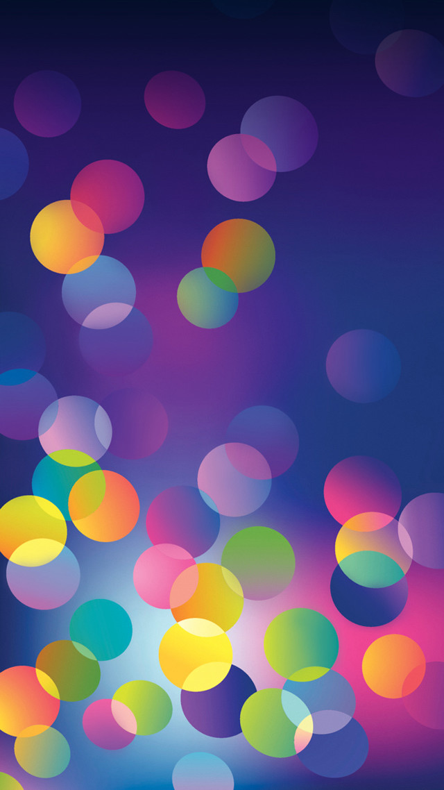 Colorful background circles different colors free wallpaper for mobile - medium preview image
