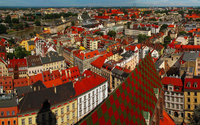 Berlin secession bridge cityscape ferriswheel free wallpaper for desktop - medium preview image