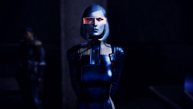 Eve ryder futuristic suit dark free wallpaper for desktop - medium preview image