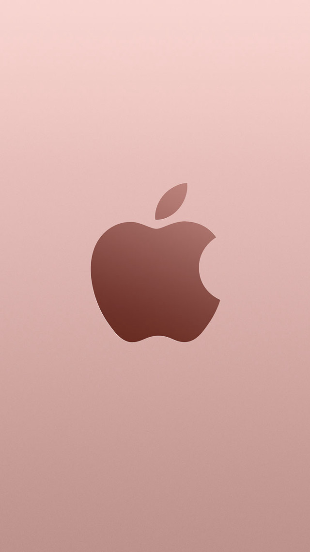 Pink apple logo black precisionism free wallpaper for mobile - medium preview image
