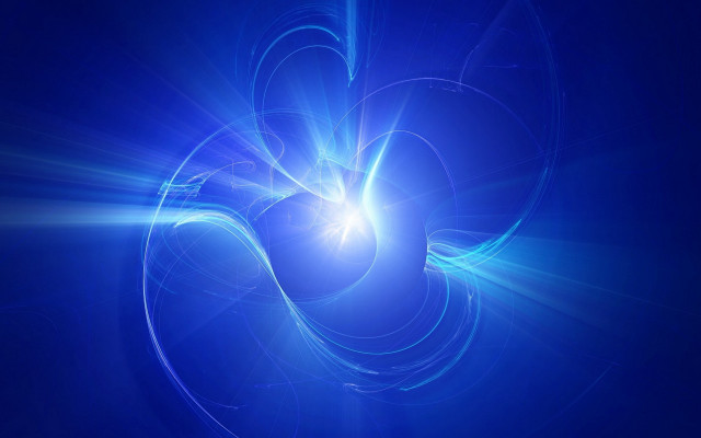 Blue abstract spiral hologram light free wallpaper for desktop - medium preview image