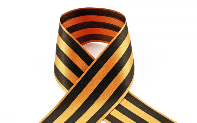 Black orange striped ribbon martynov free wallpaper for desktop - medium preview image