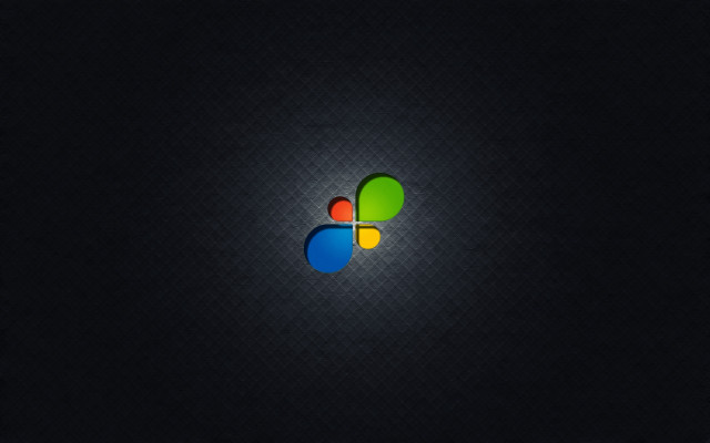 Black colorful logo side dark free wallpaper for desktop - medium preview image