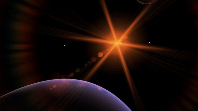 Bright sun distant planet star #2 free wallpaper for desktop - medium preview image