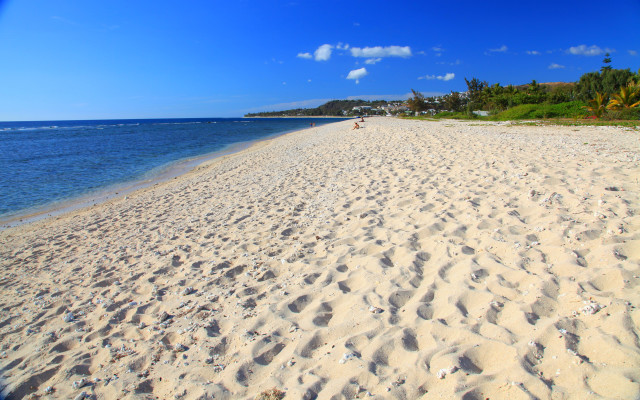 Cui bai beach sand ocean free wallpaper for desktop - medium preview image