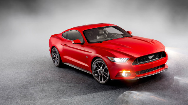Red mustang cobra detailed digital free wallpaper for desktop - medium preview image