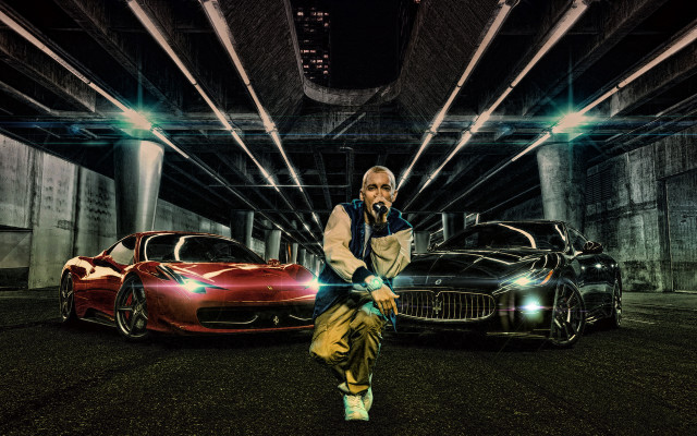 Man tunnel cars woman vroom free wallpaper for desktop - medium preview image