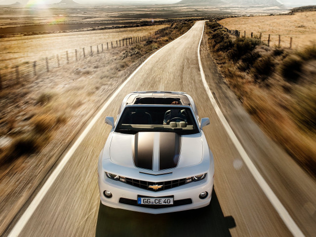 White car road fence mountain free wallpaper for desktop - medium preview image