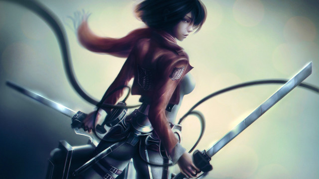 Woman sword monkey motorcycle fantasy free wallpaper for desktop - medium preview image