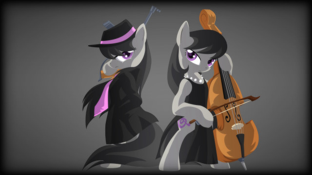 Gothic furry violin duo blackdress free wallpaper for desktop - medium preview image