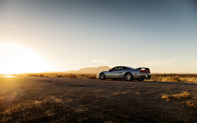 Desert sunset cobra cinematic car free wallpaper for desktop - medium preview image
