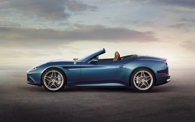Blue sports car cloudy sky #6 free wallpaper for desktop - medium preview image