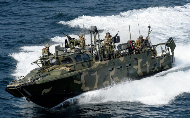 Military boat water waves children free wallpaper for desktop - medium preview image