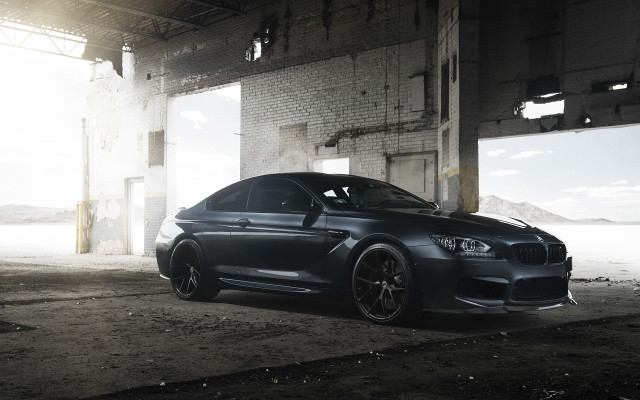 Black car garage brick wall free wallpaper for desktop - medium preview image