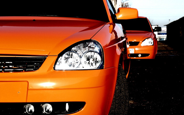 Car aurora night sky constellation free wallpaper for desktop - medium preview image