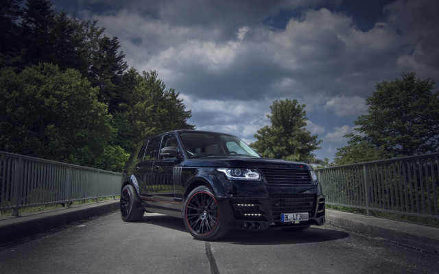 Black rover bridge night trees free wallpaper for desktop - medium preview image