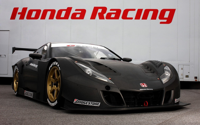 Black sports car honda racing free wallpaper for desktop - medium preview image
