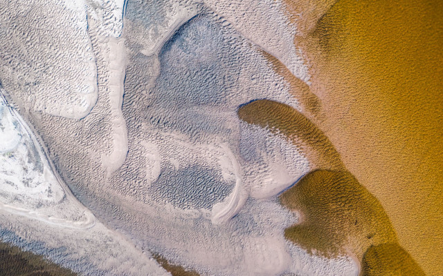 Birdseye beach ocean abstract mandelbrot free wallpaper for desktop - medium preview image