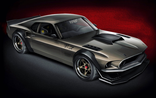 Silver sports car red background free wallpaper for desktop - medium preview image