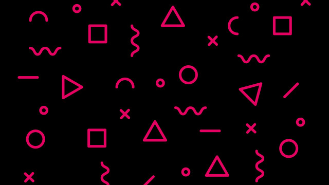 Black pink shapes triangle rectangle free wallpaper for desktop - medium preview image