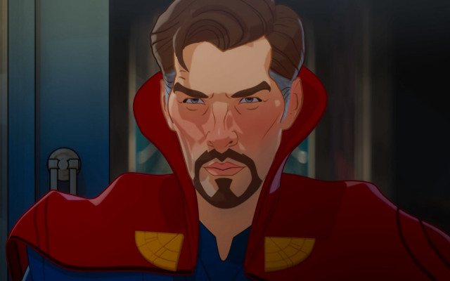 Superman cartoon beard mustache blueeyes free wallpaper for desktop - medium preview image