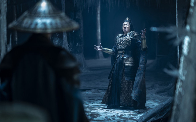 Woman black dress man suit free wallpaper for desktop - medium preview image