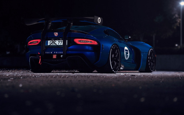 Blue sports car parking lot #20 free wallpaper for desktop - medium preview image