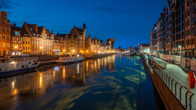 Heidelberg architecture city lights river free wallpaper for desktop - medium preview image