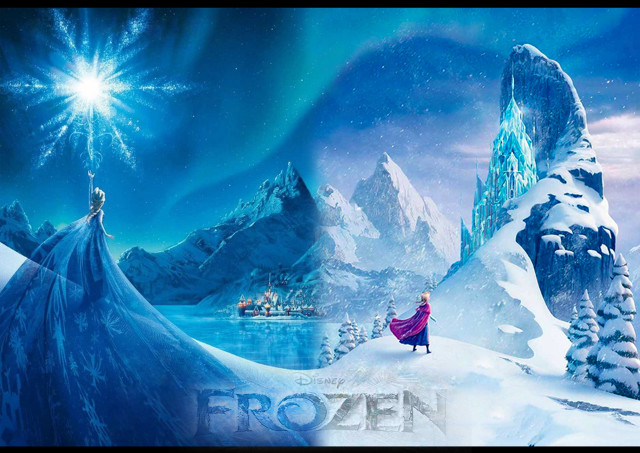 Frozen world scene matte painting free wallpaper for desktop - medium preview image